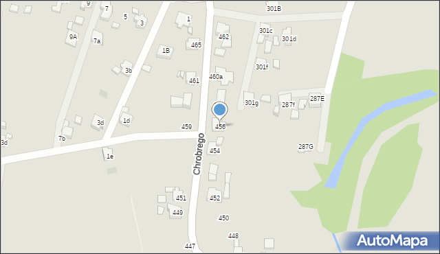 Radlin, Króla Bolesława Chrobrego, 456, mapa Radlin