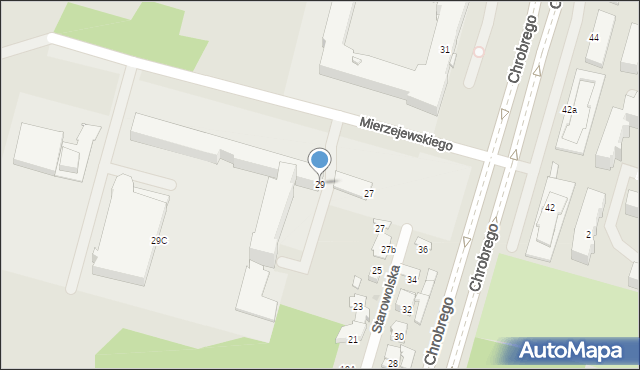 Radom, Króla Bolesława Chrobrego, 29, mapa Radomia
