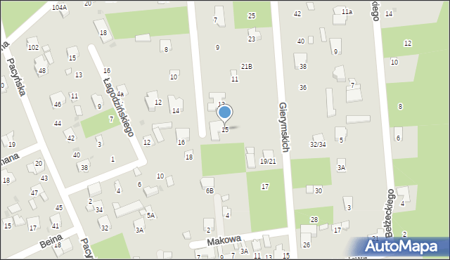 Radom, Krzywickiego Edwarda, 15, mapa Radomia