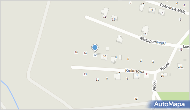 Radomsko, Krokusowa, 12, mapa Radomsko