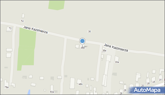 Radomsko, Króla Jana III Sobieskiego, 48a, mapa Radomsko