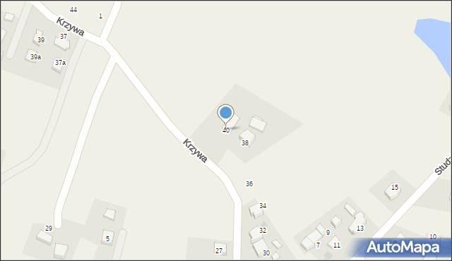 Radostowice, Krzywa, 40, mapa Radostowice