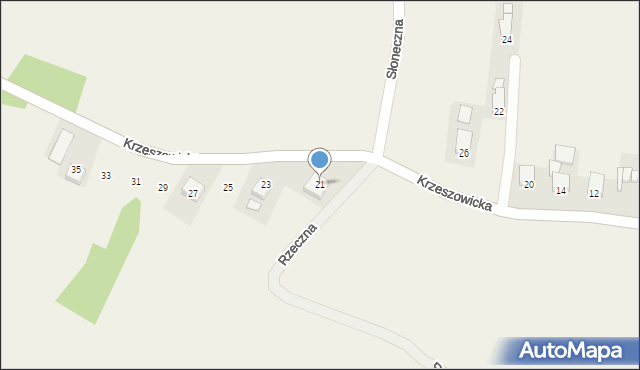 Radwanowice, Krzeszowicka, 21, mapa Radwanowice