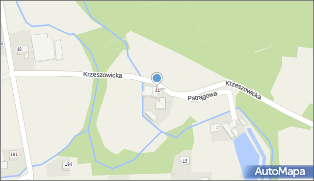 Radwanowice, Krzeszowicka, 41, mapa Radwanowice
