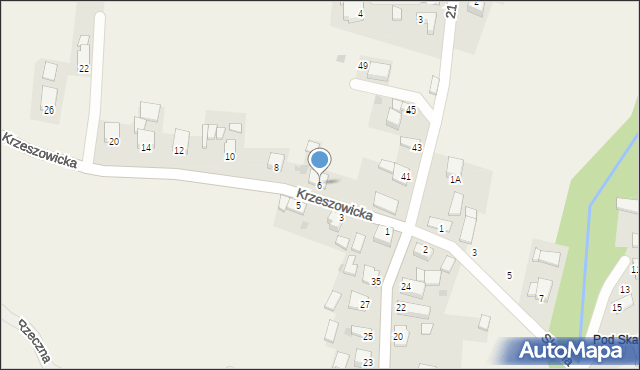Radwanowice, Krzeszowicka, 6, mapa Radwanowice