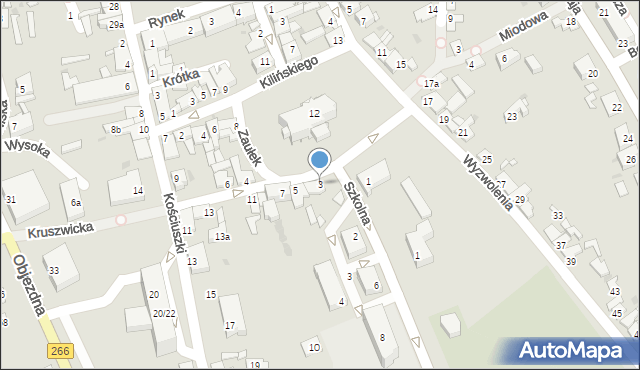 Radziejów, Kruszwicka, 3, mapa Radziejów