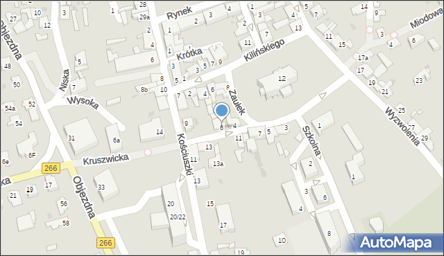 Radziejów, Kruszwicka, 6, mapa Radziejów