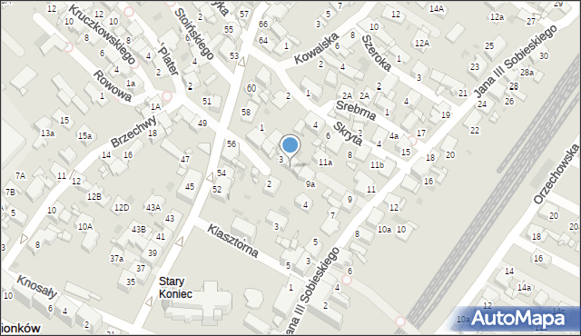 Radzionków, Króla Jana III Sobieskiego, 3A, mapa Radzionków