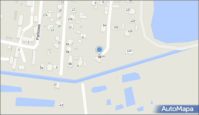 Radzyń Podlaski, Krysińskiego Karola, 8B, mapa Radzyń Podlaski