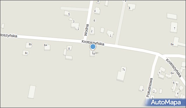 Raszków, Krotoszyńska, 7d, mapa Raszków