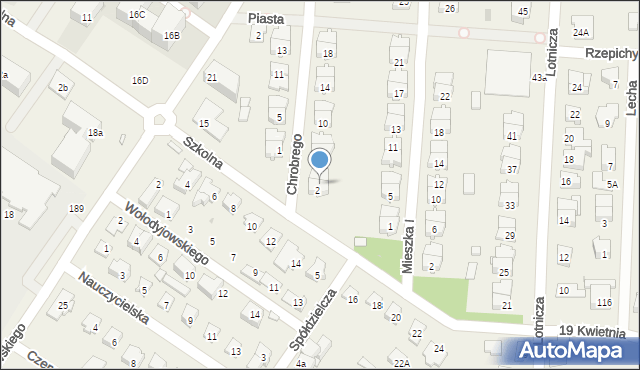 Raszyn, Króla Bolesława Chrobrego, 4, mapa Raszyn