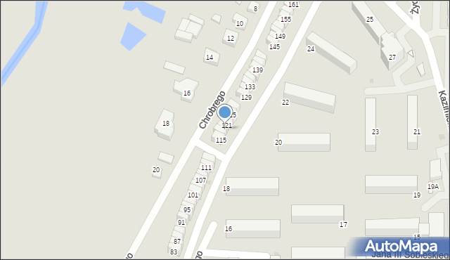 Rawa Mazowiecka, Króla Jana III Sobieskiego, 119, mapa Rawa Mazowiecka