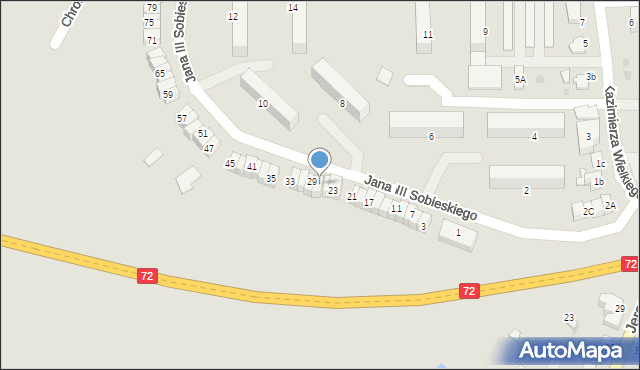 Rawa Mazowiecka, Króla Jana III Sobieskiego, 27, mapa Rawa Mazowiecka