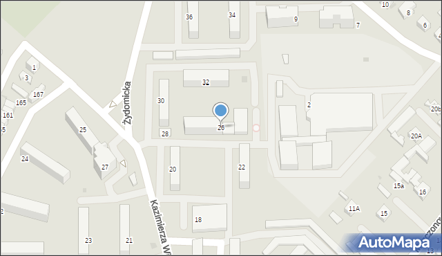 Rawa Mazowiecka, Króla Kazimierza Wielkiego, 26, mapa Rawa Mazowiecka