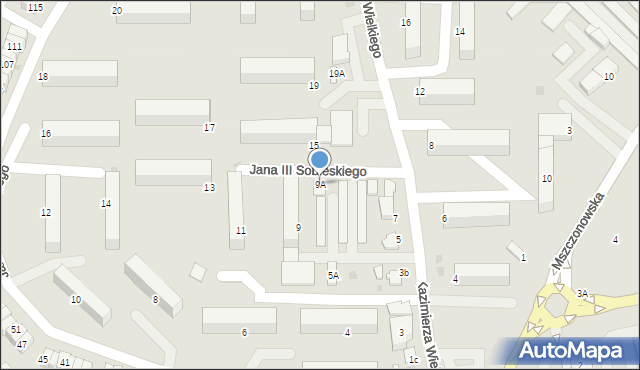 Rawa Mazowiecka, Króla Kazimierza Wielkiego, 9A, mapa Rawa Mazowiecka