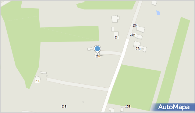 Rejowiec Fabryczny, Kraszewskiego Józefa Ignacego, 23h, mapa Rejowiec Fabryczny