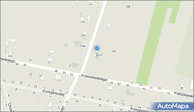 Rejowiec Fabryczny, Kraszewskiego Józefa Ignacego, 25, mapa Rejowiec Fabryczny