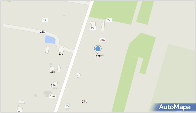 Rejowiec Fabryczny, Kraszewskiego Józefa Ignacego, 25B, mapa Rejowiec Fabryczny
