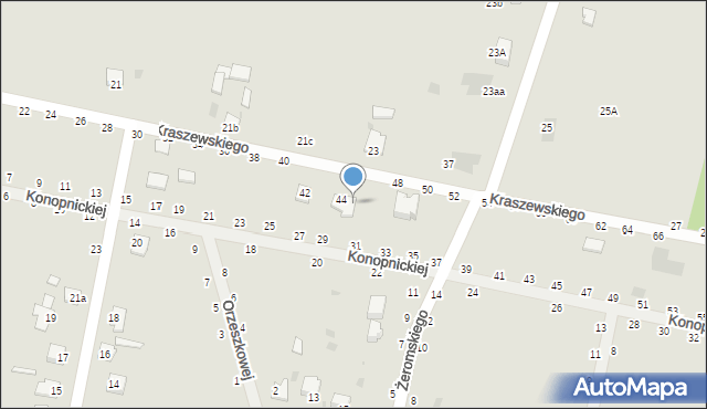 Rejowiec Fabryczny, Kraszewskiego Józefa Ignacego, 46, mapa Rejowiec Fabryczny