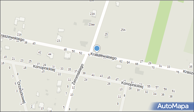 Rejowiec Fabryczny, Kraszewskiego Józefa Ignacego, 56, mapa Rejowiec Fabryczny