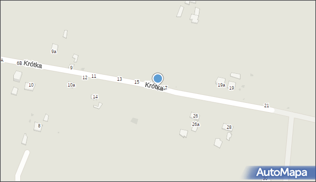 Rejowiec Fabryczny, Krótka, 22, mapa Rejowiec Fabryczny