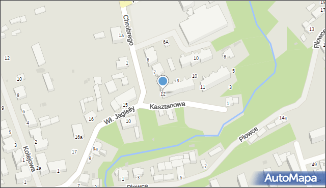 Reszel, Króla Bolesława Chrobrego, 12, mapa Reszel