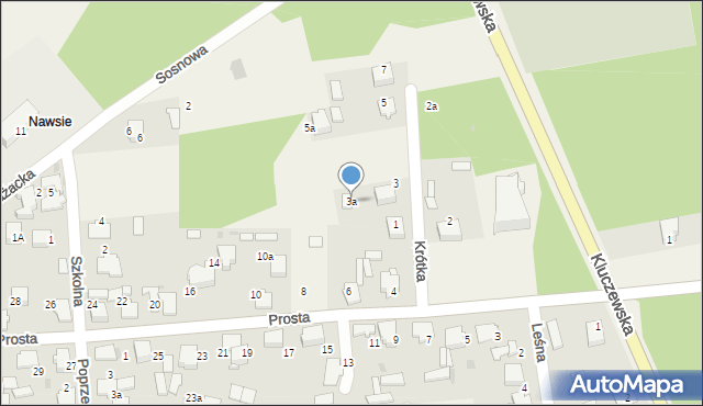 Rodaki, Krótka, 3a, mapa Rodaki