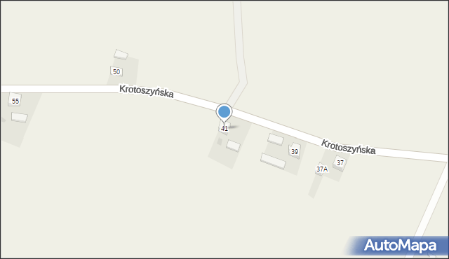 Roszki, Krotoszyńska, 41, mapa Roszki