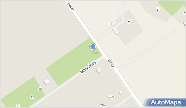 Różan, Królowej Marysieńki, 2, mapa Różan