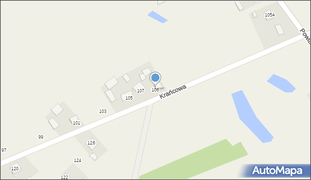 Ruda Strawczyńska, Krańcowa, 4, mapa Ruda Strawczyńska