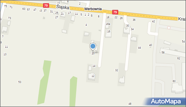 Rudawa, Krakowska, 10, mapa Rudawa