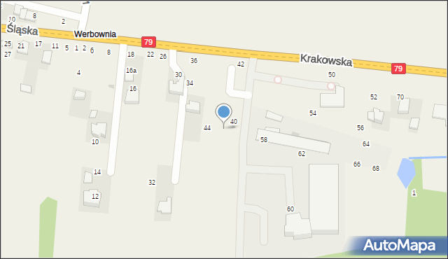 Rudawa, Krakowska, 46, mapa Rudawa