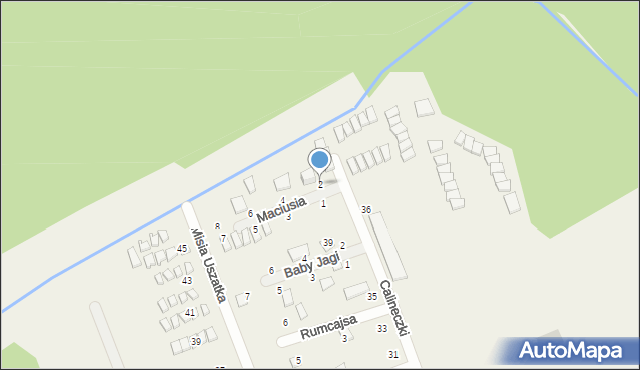 Rusinowo, Króla Maciusia, 2, mapa Rusinowo