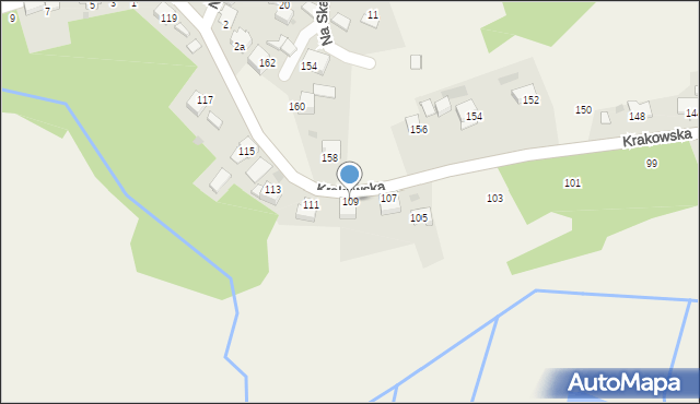 Rusocice, Krakowska, 109, mapa Rusocice
