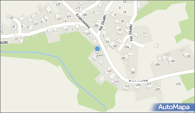 Rusocice, Krakowska, 117, mapa Rusocice