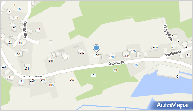 Rusocice, Krakowska, 150, mapa Rusocice