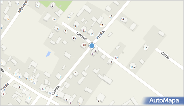 Rutki-Kossaki, Krótka, 4, mapa Rutki-Kossaki