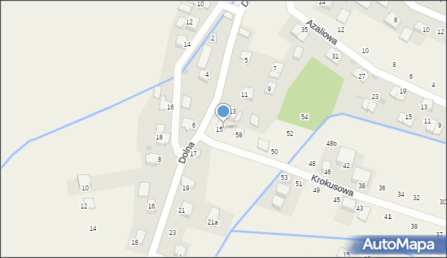 Rybna, Krokusowa, 60, mapa Rybna