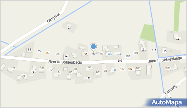 Ryczów, Króla Jana III Sobieskiego, 97, mapa Ryczów