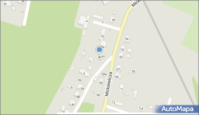 Rzepin, Kraszewskiego Józefa Ignacego, 2a, mapa Rzepin