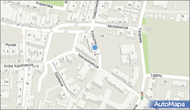 Rzeszów, Kreczmera Henryka Jakuba, 6, mapa Rzeszów