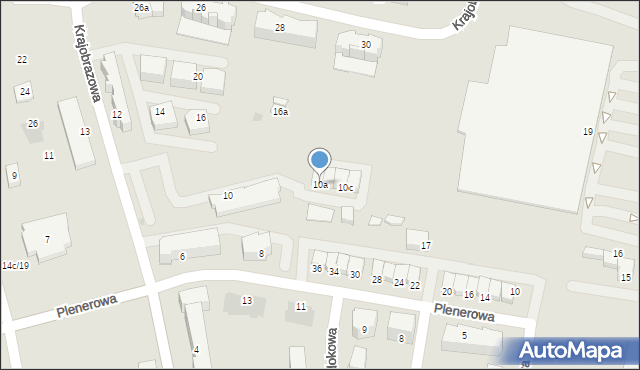 Rzeszów, Krajobrazowa, 10a, mapa Rzeszów