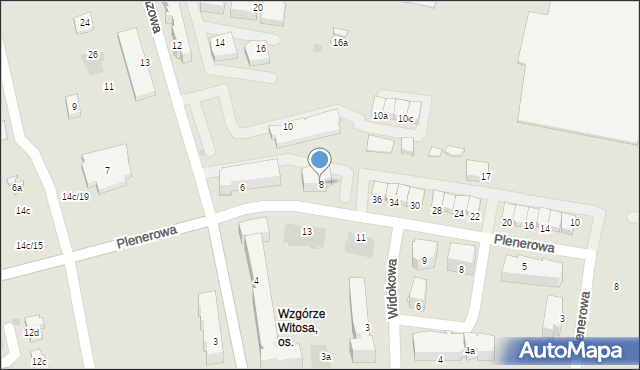 Rzeszów, Krajobrazowa, 8, mapa Rzeszów