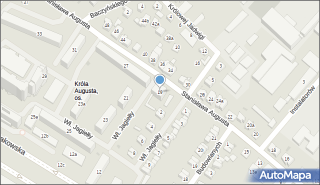 Rzeszów, Króla Stanisława Augusta, 19, mapa Rzeszów