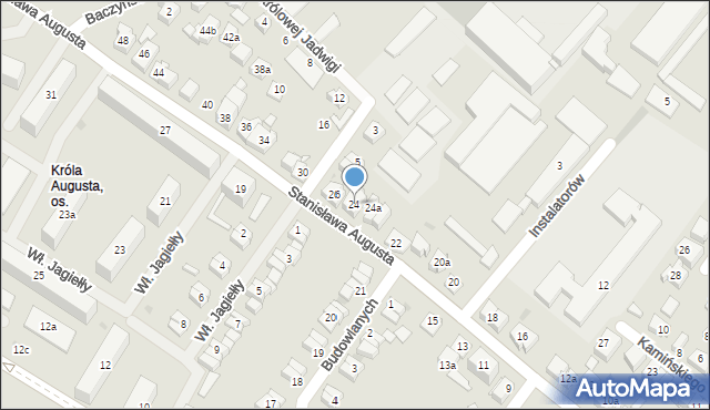 Rzeszów, Króla Stanisława Augusta, 24, mapa Rzeszów