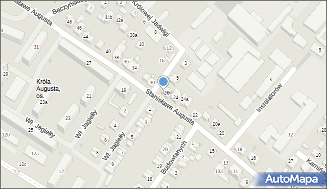 Rzeszów, Króla Stanisława Augusta, 28, mapa Rzeszów