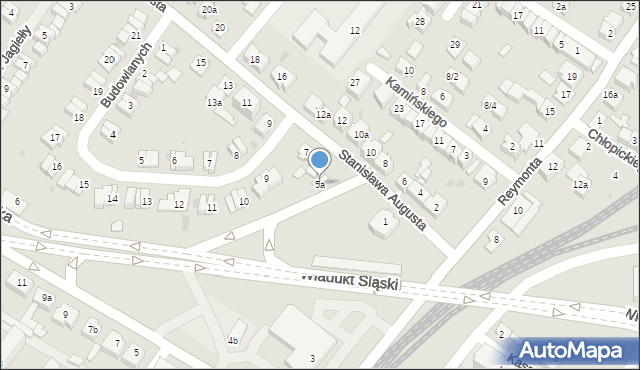 Rzeszów, Króla Stanisława Augusta, 5a, mapa Rzeszów