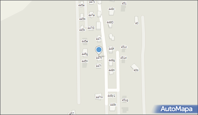 Rzeszów, Krakowska, 447k, mapa Rzeszów