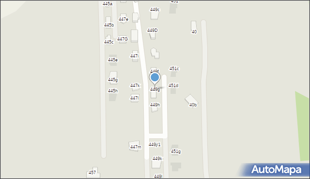 Rzeszów, Krakowska, 449g, mapa Rzeszów