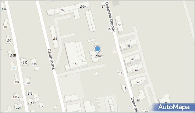 Rzeszów, Krakowska, 154A, mapa Rzeszów